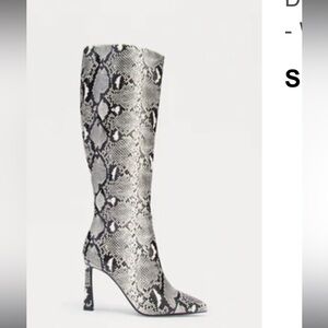 Snakeskin Pattern Women's Boots